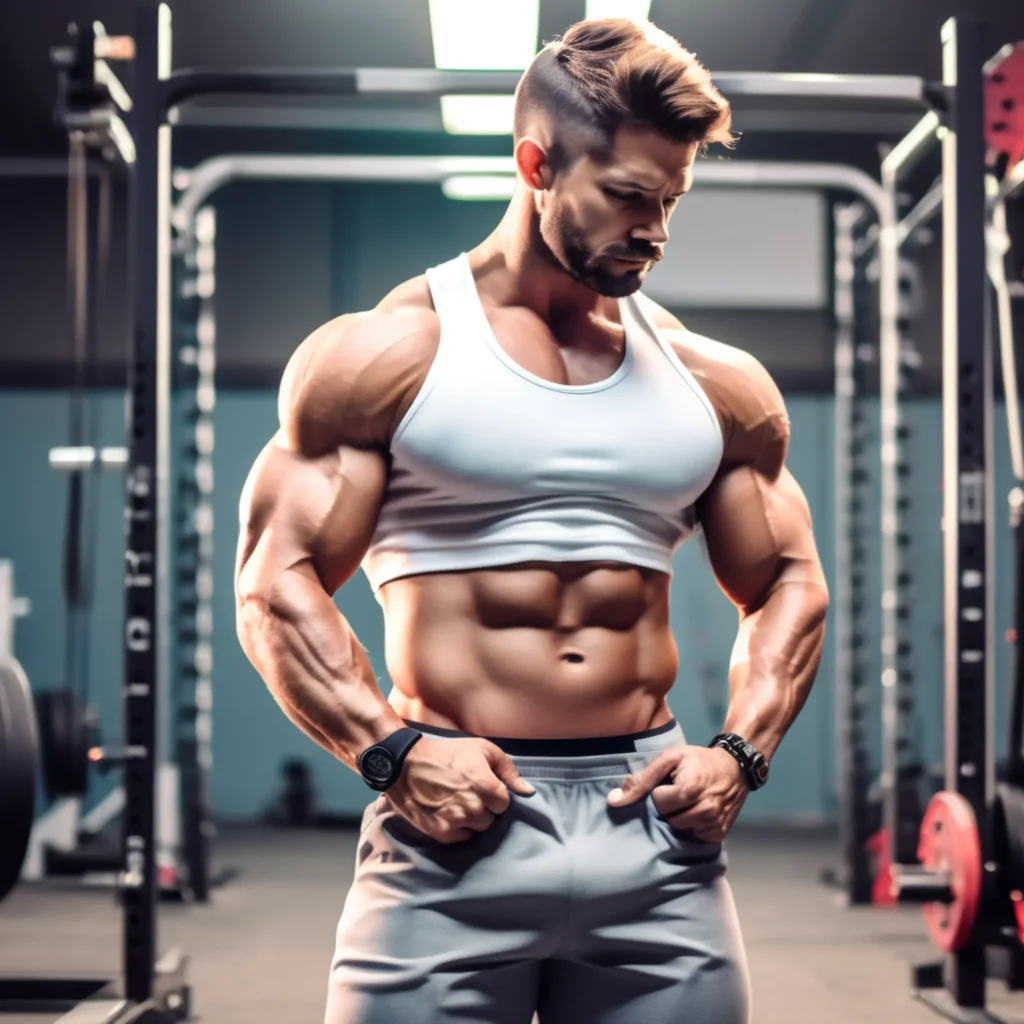What is the role of testosterone in Muscle development