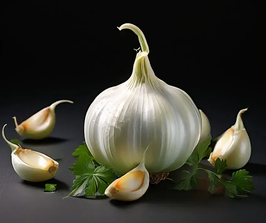 create a real image garlic 45493836