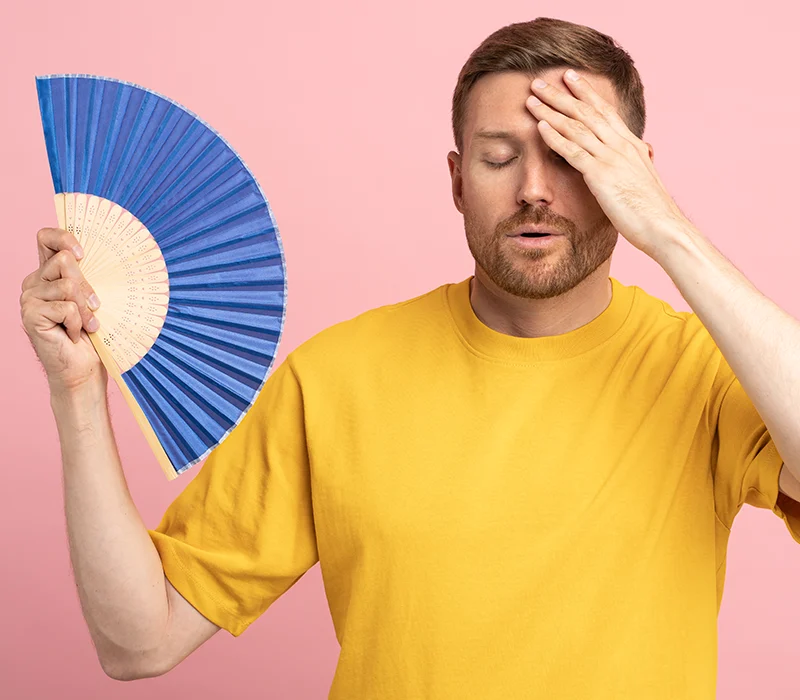 What causes hot flashes in men? 2 | Prometheuz HRT